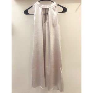 Elegant Silver Cocktail Dress